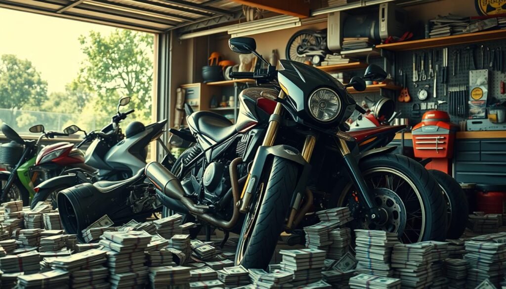 Cash for motorcycle wrecks savings