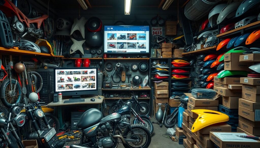 Motorcycle Dismantlers selling parts online