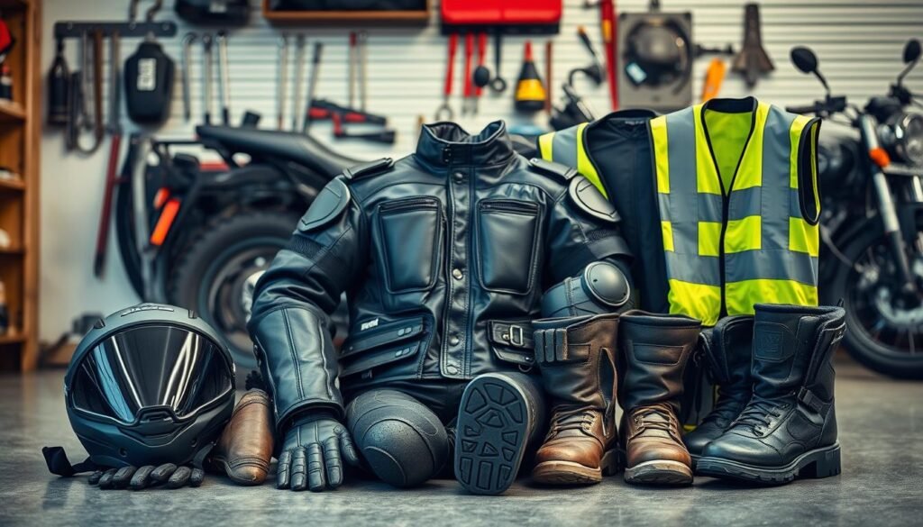 Personal protective equipment for motorcycle wrecking